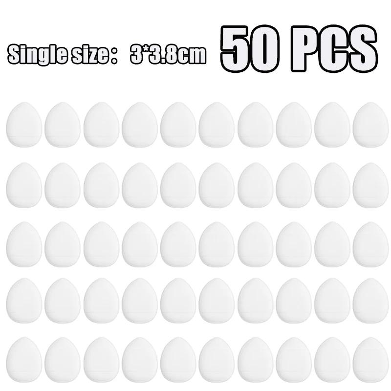 1-100pcs Mini Water Drop-shaped Design Cosmetic Puff Facial Powder Puff Soft Foundation Sponge Cosmetic Air Cushion Beauty Tools