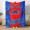 Name Individuell Chicago Cubs Aufdruck Flanelldecke Hohe Qualität Warm Bequem Decke für Alle Jahreszeiten Perfekt für Geschenke Heimdekoration