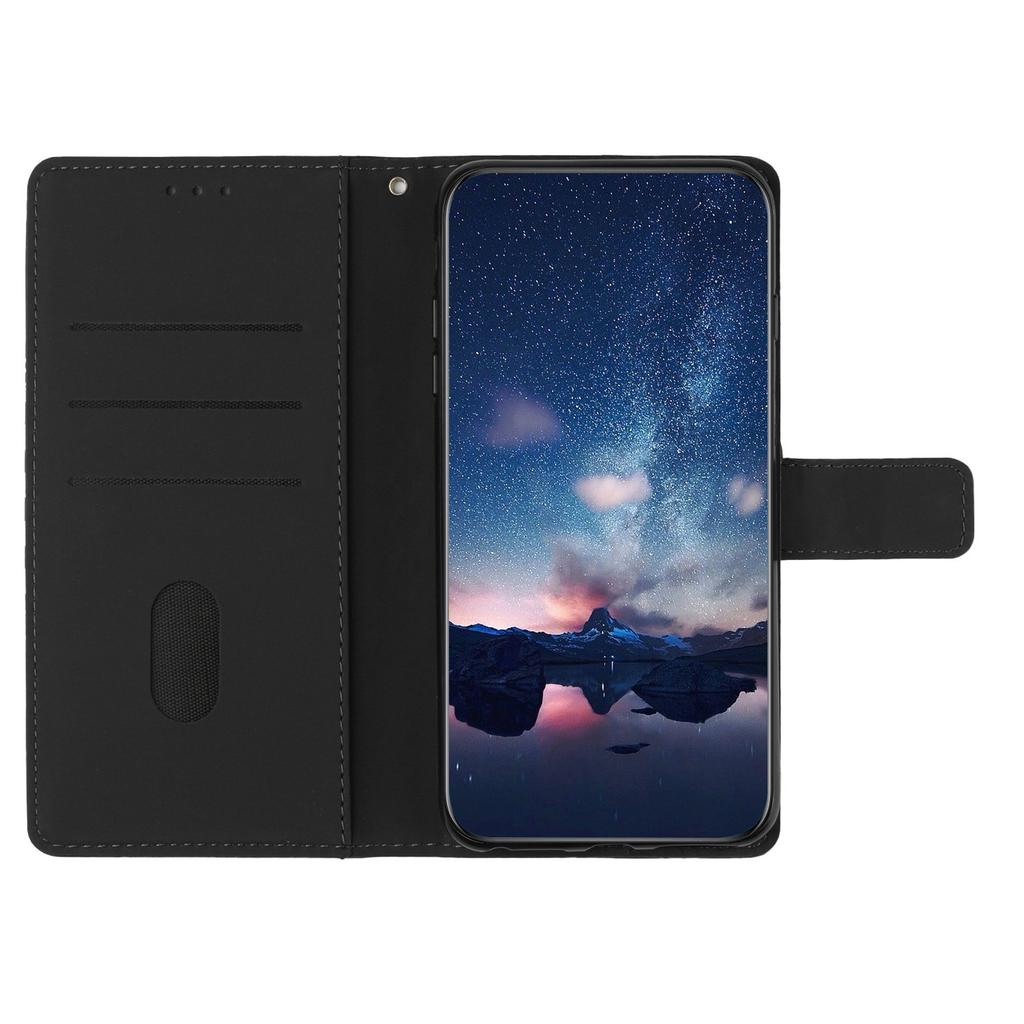 Imprinted Rhombus Leather Case for Google Pixel 7a,Anti-drop Phone Stand Wallet Cover