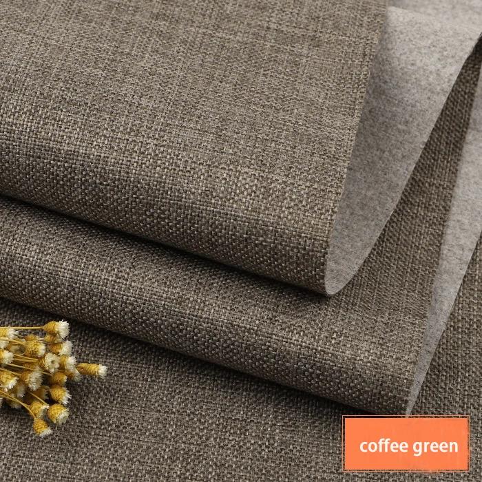 50cmX150cm Cotton Linen Thickened Solid Color Fabric Dustproof Canvas Cloth Sofa Background Cloth Linen Fabric