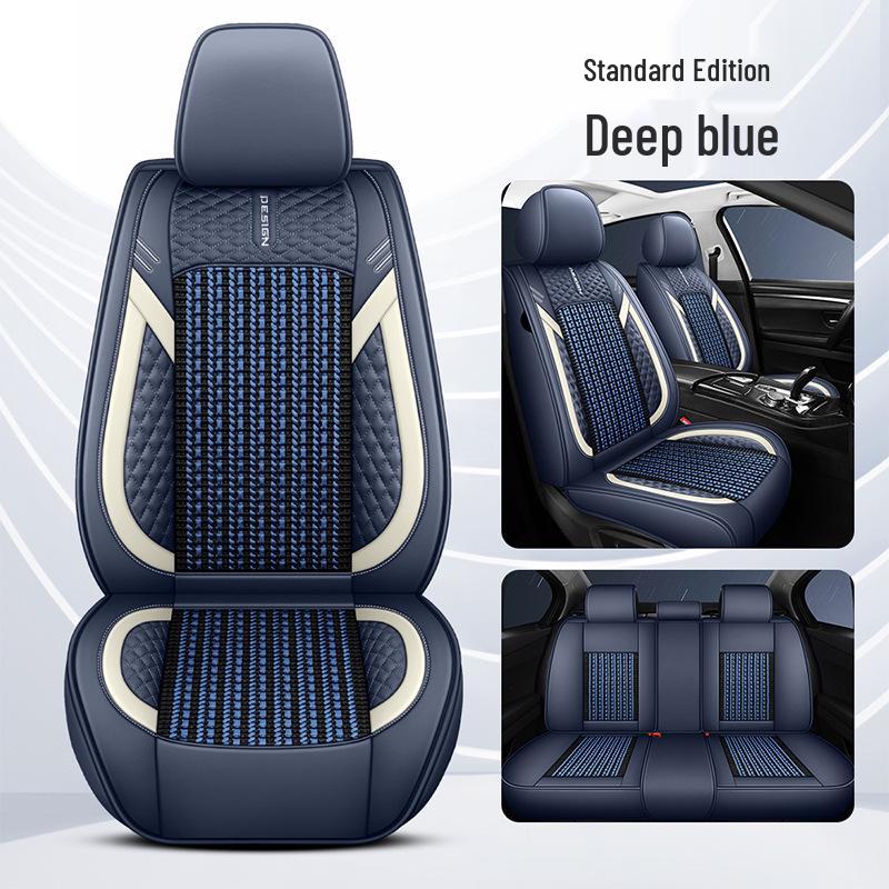 

Hongqi Seat Cover: EQM5, H7, H5, HS5, HS7, H9 - Full Wrap, All-Season Cushion Five-seat Separate Headrest [Applicable]
