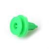 Clip per auto, 100 pezzi, 7,5 mm, verdi.