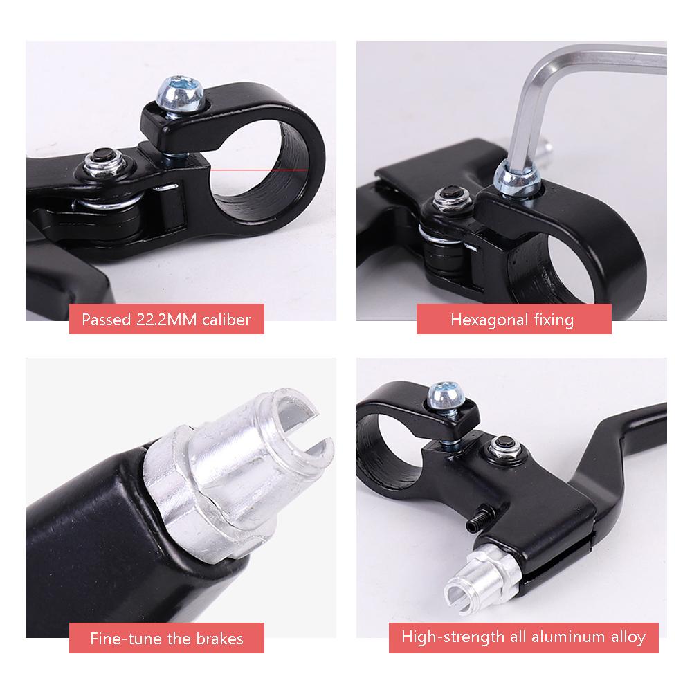 Lebycle Leve Freno Mtb Lega di Alluminio Ultraleggera Cantilever Mountain Bike Bicicletta Meccanica a Ferro di Cavallo Bracci V-Brake Maniglia