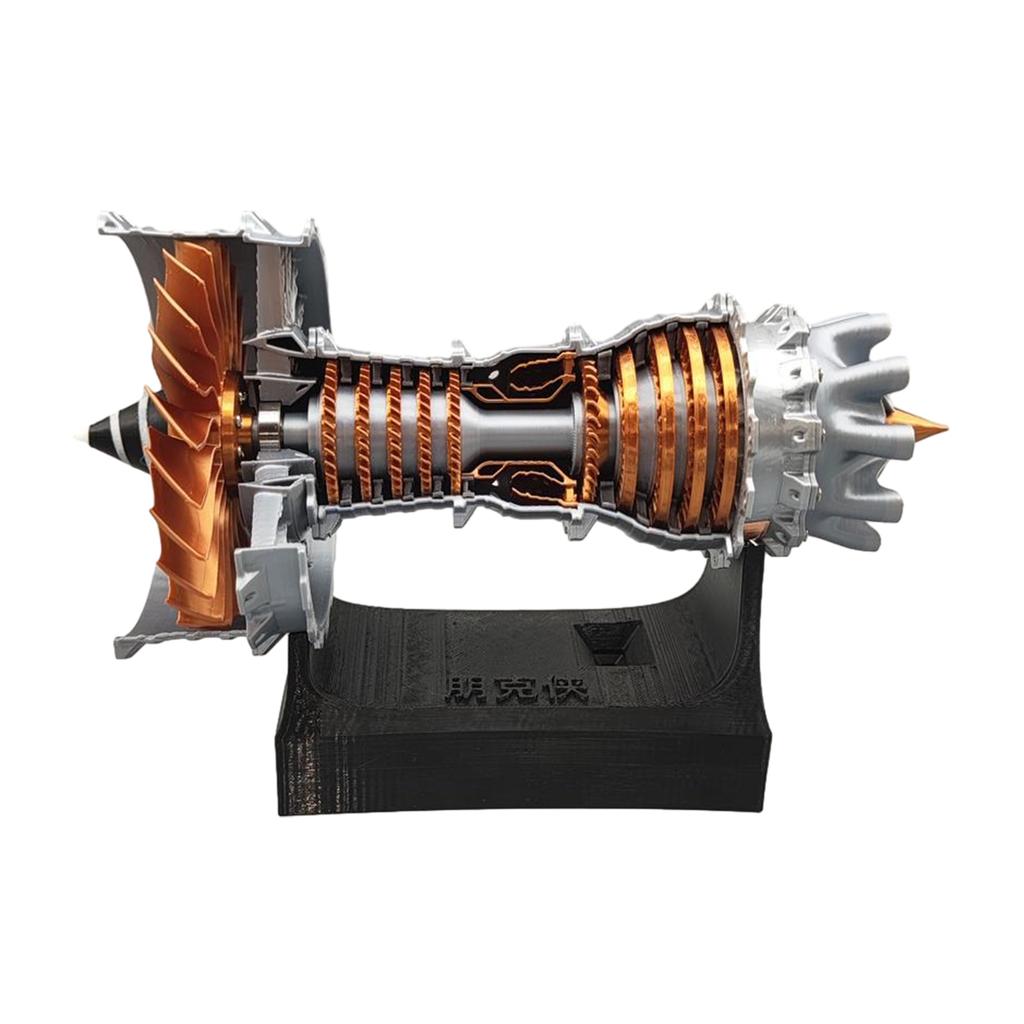Mini Turbos Fan Engine Assemble Aircraft Engine Model Turbofan Engine Model Gift