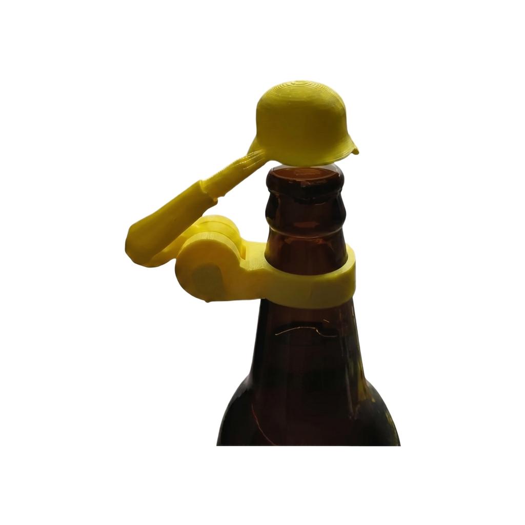 Bottle Helmet Beer/helmet Bottle Holder Beer Is Used To The Of Beer