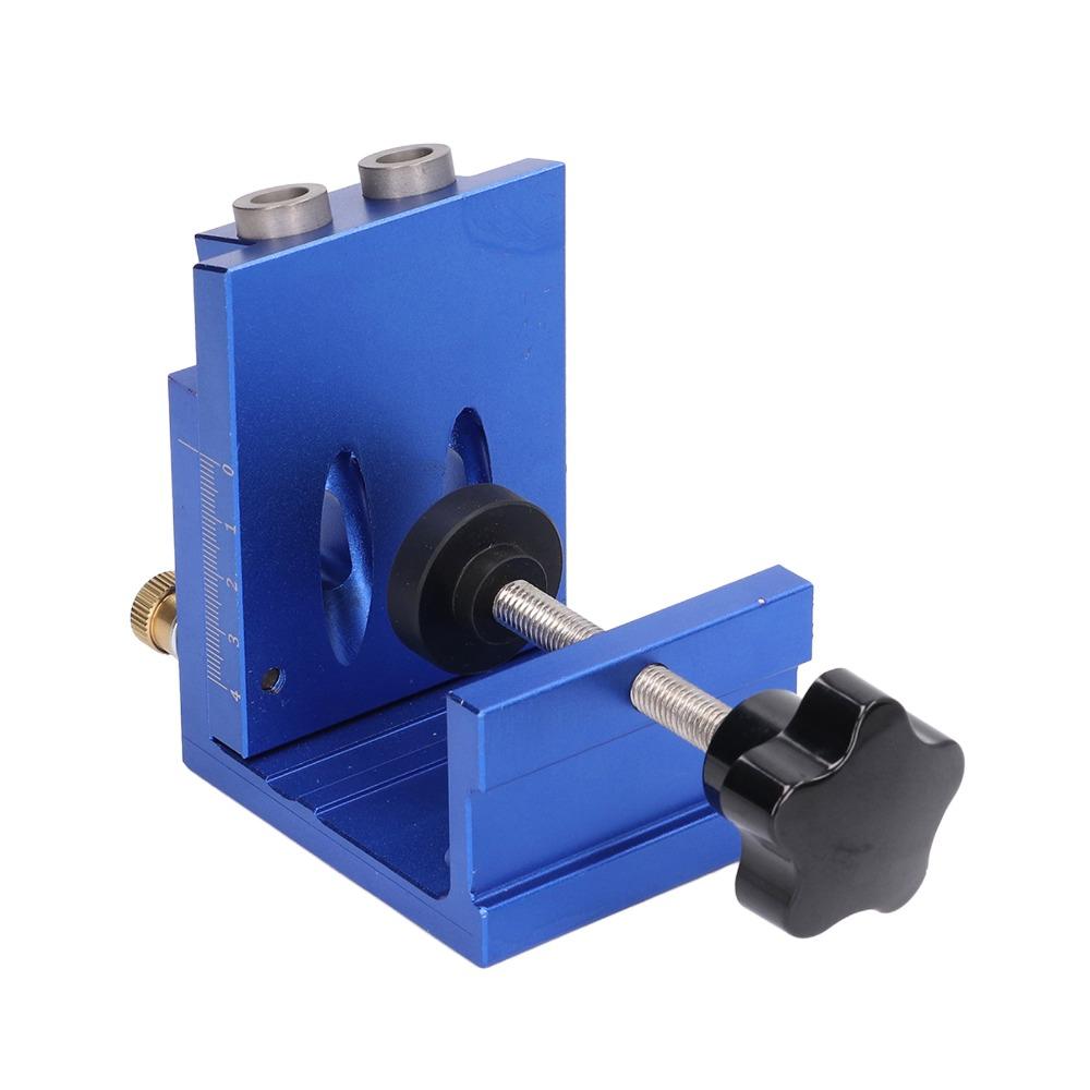 15 Degree Angle Pocket Hole Jig Kit Aluminum Alloy Wood Joint Angle Tool Woodworking Joinery