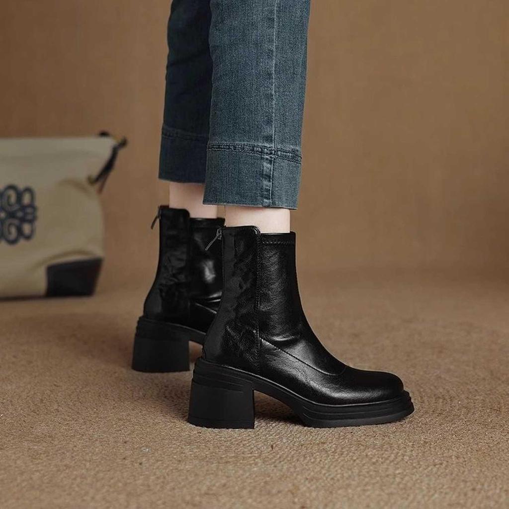 2025 Damskie Wszechstronne Elastyczne Wyszczuplające Martensy na Grubej Podeszwie