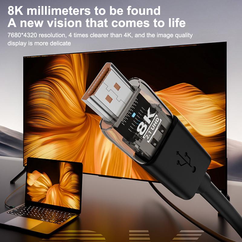 8K -Kompatibler 2.1 Kabeladapter Stecker auf Buchse HDTV-Verlängerung HD-Anschluss für HDTV PS4 Lptop TV-Box Projektor Verlängerung