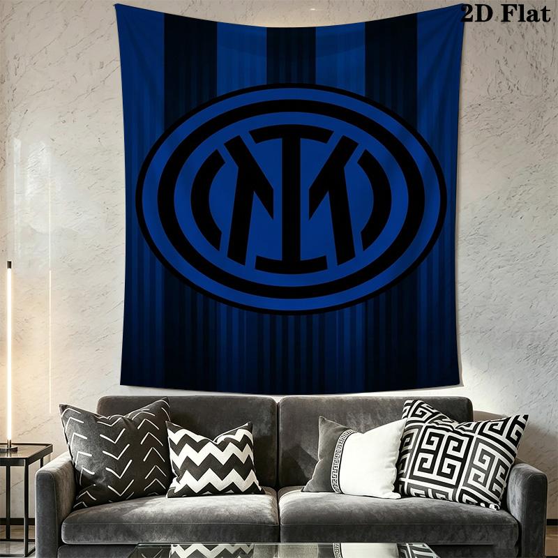 Inter Milan Logo Phone Wallpaper Bedding 1 Duvet Cover 2 Pillowcase Without Core Duvet Cover And Pillowcase Soft And Comfortable