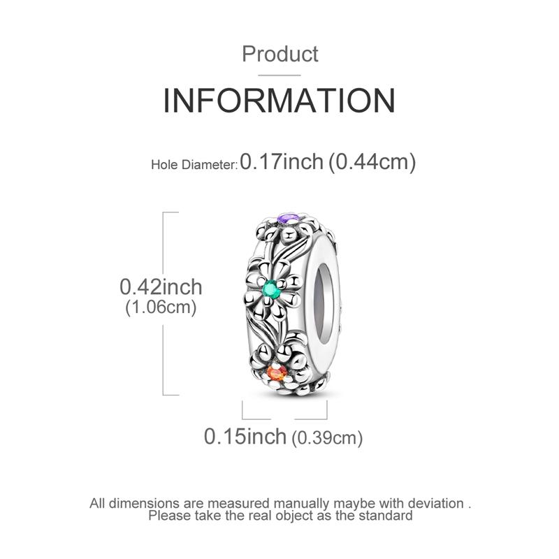 100% Copper Silicone Spacer Stopper Colorful Clip Charms Beads Fit Original Necklace Bracelet Diy Gift Women