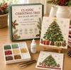 Christmas Sea Glass Mosaic Art Kit, Elegant Collectible Holiday Ornament