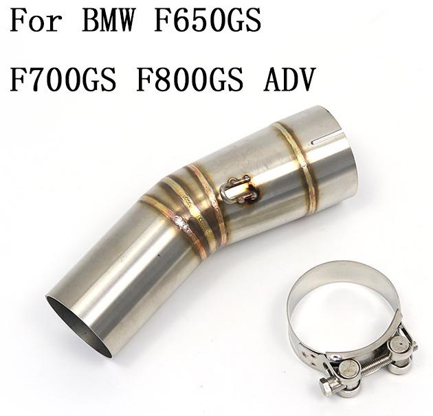 

Compatible with BMW F650GS F700GS F800GS ADV: Stainless Steel Exhaust Pipe Mid-section Adapter
