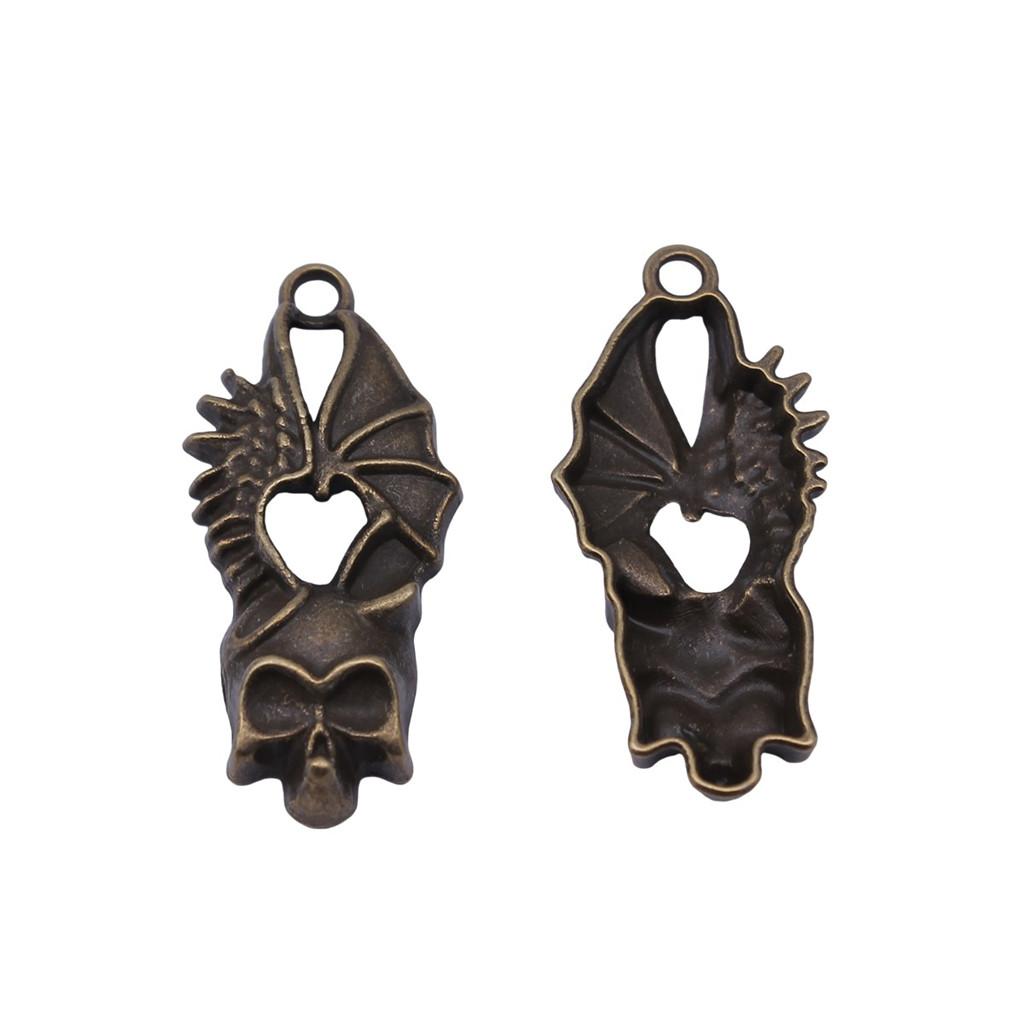 Halloween Day Charms Antique Alloy Magic Pendants For Dentist Themed Jewelry Making