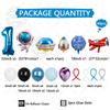 Astronaut Rocket Balloon Blue Space Theme 32inch Number Balloon Set Birthday Party Decoration Children's Baptismal Balloon Gifts