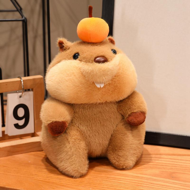 Cute Animal Series Doll Cake Bear Joke Bear Lucky Cat Groundhog Bee Flying Pig Doll Stuffed Animal Plush Toy Classic Gift