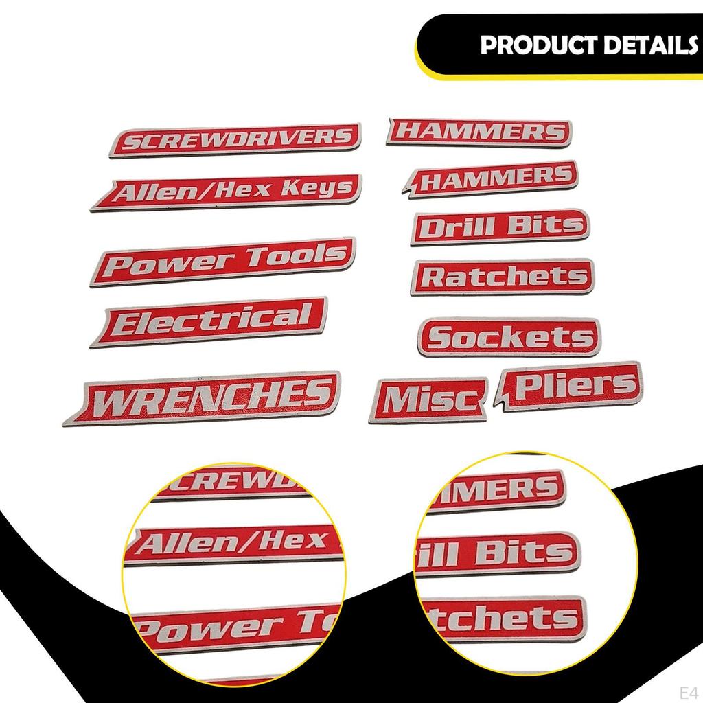 Labels, Tags, Quickly Reusable Metal Drawer Multipurpose for Cabinet Carts And Garage