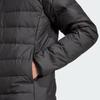 Adidas Logo Jachetă Puf Ușoară Călduroasă Sport Casual Outdoor Bărbați Jachetă Negru JN4342