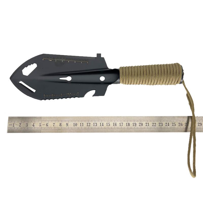 Multi-Functional Portable Stainless Steel Camping Shovel for Gardening and Digging