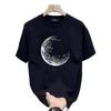 Trendy Brand Short-Sleeved Pure Cotton Men'S Printed T-Shirt Trendy Men'S And Women'S Versatile Round Neck T-Shirt Men'S
