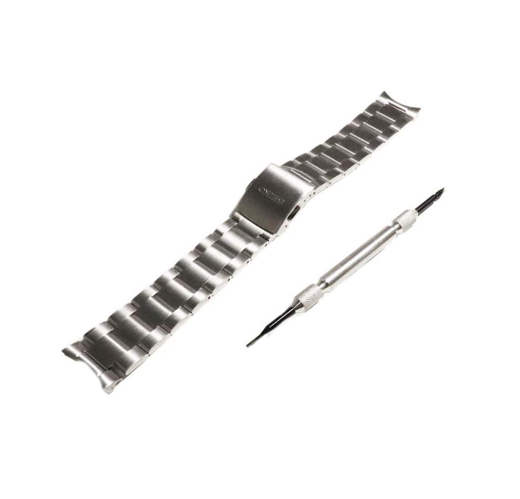 Seiko SBDC089 Prospex Alpinist Genuine 20mm Stainless Steel Watch Band Instructions and Spring Bar SBDC091, SBDC087, Band, Part, (Includes Remover)