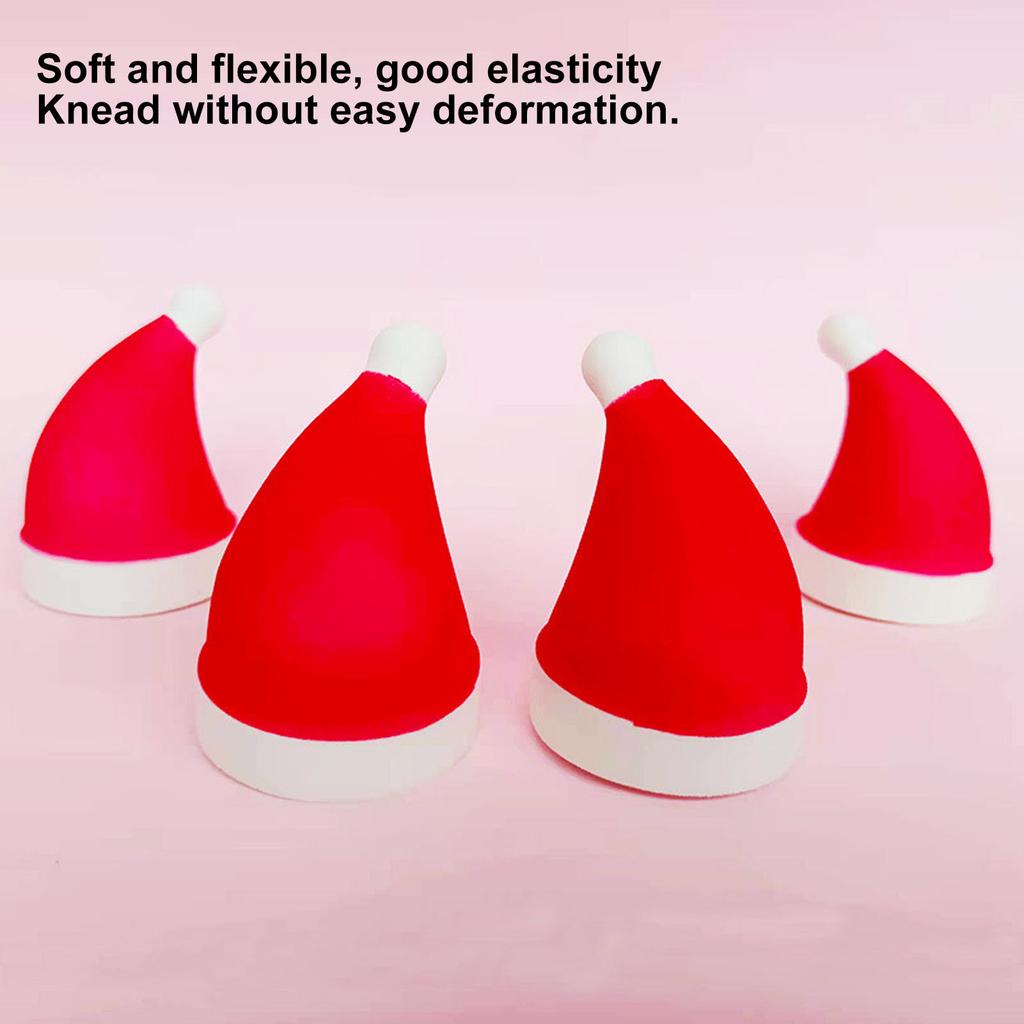 Makeup Sponges Christmas Hat Wet Dry Super Soft Elastic Blending Cosmetic Foundation Sponge