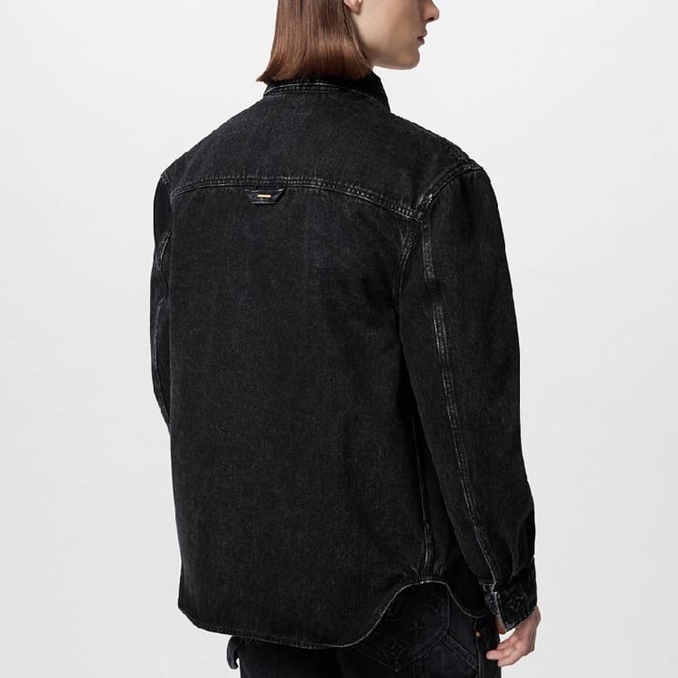 Louis Vuitton Denim Jacket Men's Black 1AFAX1