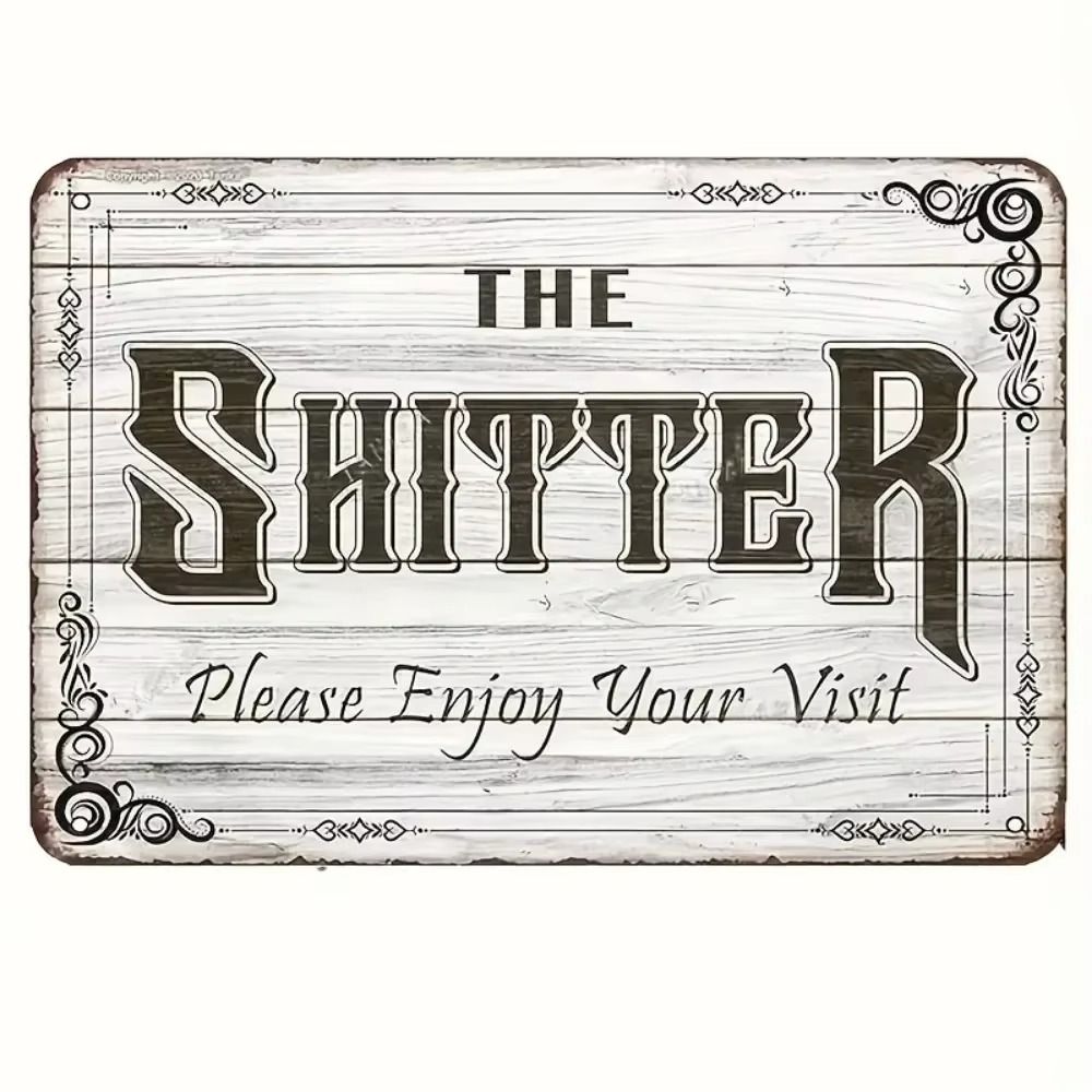 Tin Sign Wall Art Retro Metal Painting Home Decor 20x30cm