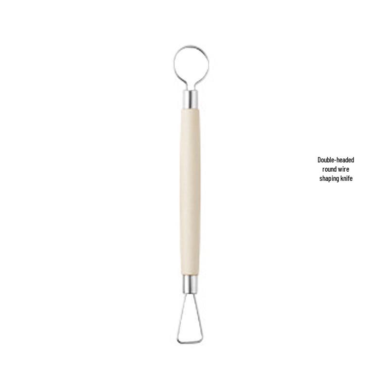 Ensemble d'outils de modelage en argile de poterie en cinq pièces pour sculpture DIY