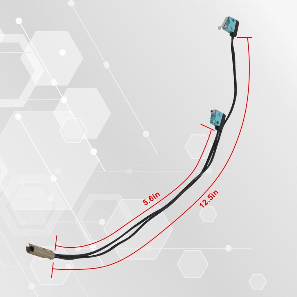 GXARTS 1016009-00 Oppgraderingssett for dørhåndtak med mikrobryterledning, håndtakspade, dørpanelklips, kompatibel med Tesla Model S 2012-2020#