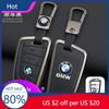 2025 Leather Car Remote Key Case Cover Shell For 1 3 5 7 Series X3 X5 X6 F30 F34 F10 F20 G20 G30 G01 G02 G05 F15 F16 Acc