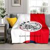 Design Emblema AFC Ajax Coperta Portatile/Coperta Morbida Coperta per Letto Adatta per Viaggi Campeggio Soggiorni Uffici Divani Regali per Fan