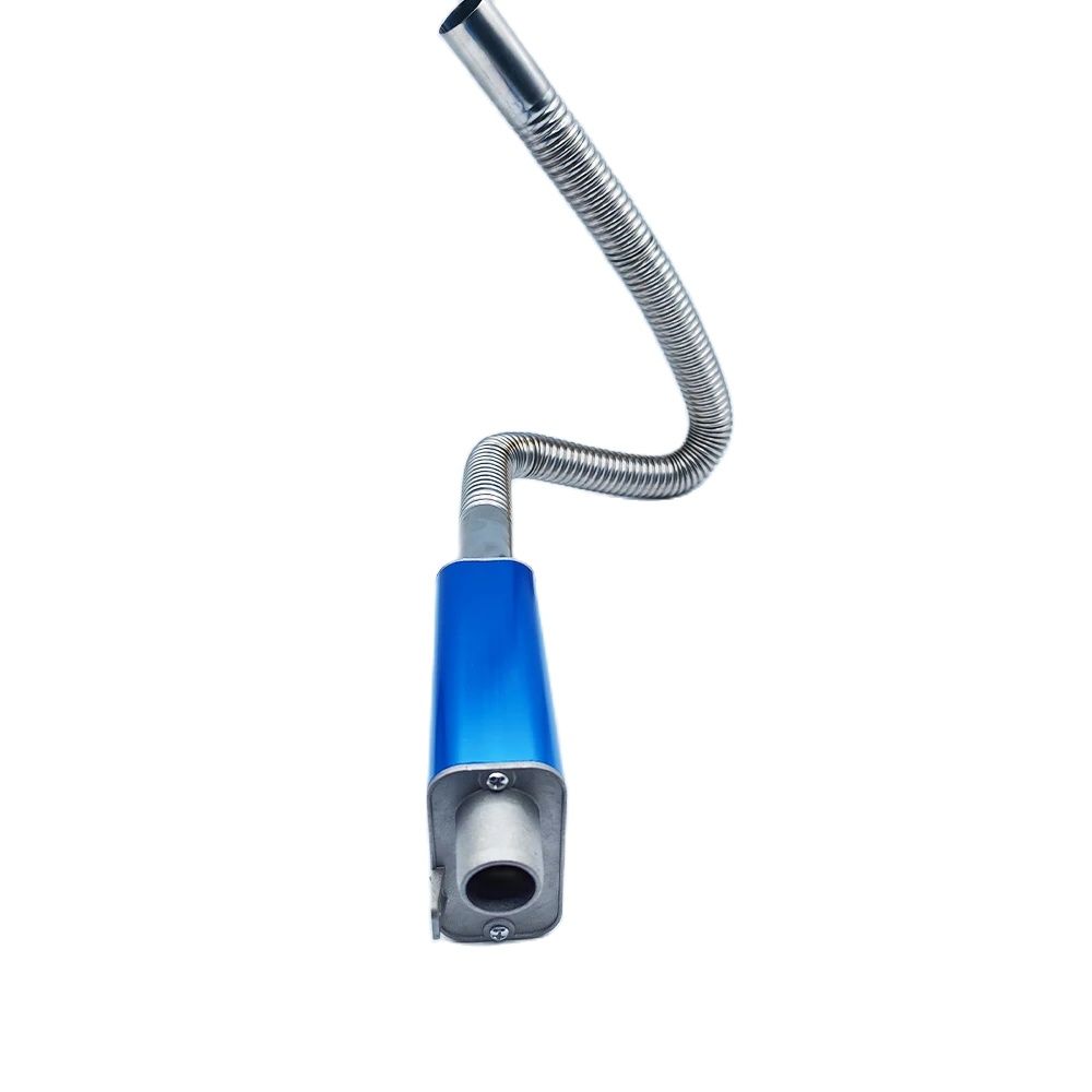 120cm Riscaldatore Parcheggio Diesel Aria Condizionata Auto Tubo di Scarico Acciaio Inossidabile Tubo 24mm Marmitta Silenziatore con Clip per Webasto Eberspacher