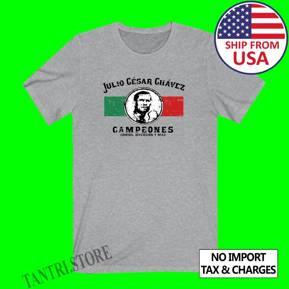

Julio Cesar Chavez Boxing Legend Men s Grey Size S to 3XL 4XL