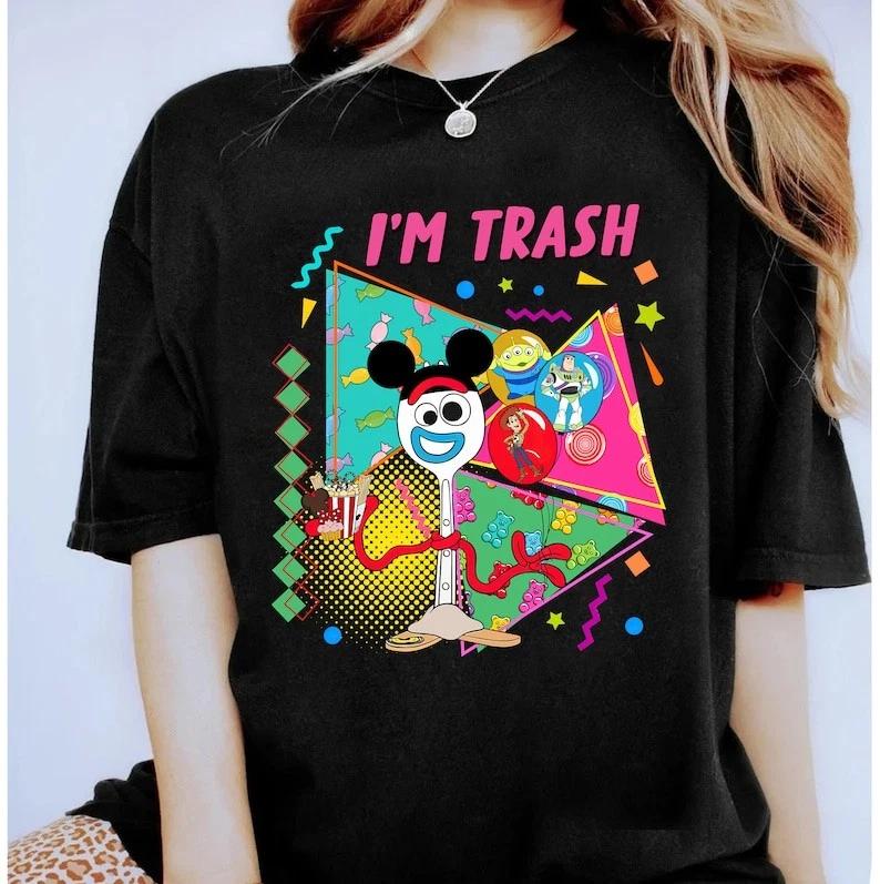 Pixar Toy Story Forky Mickey Cap Shirt Forky Im Trash Mickey S