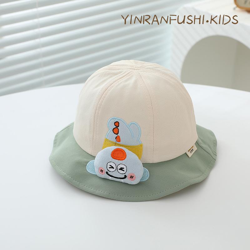 Infant and Toddler Fisherman Hat Spring and Autumn Cute Baby Super Cute Sunbath Hat Boy and Girl Sun Protection Versatile Hat Fashionable