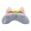 Cozy Cartoon Animal Cushion With Embroidered Cloud Velvet For Bedroom Lounge