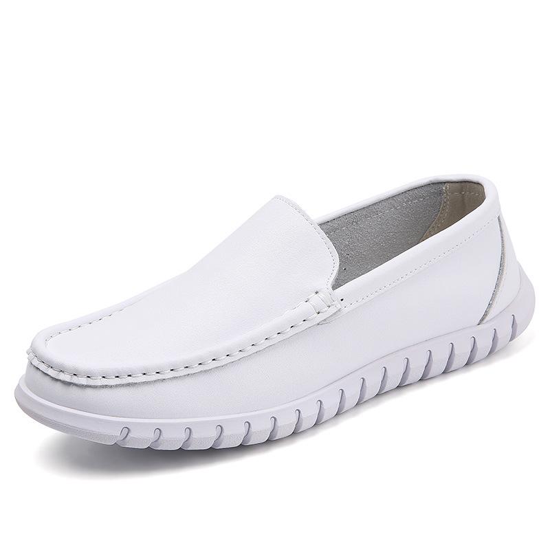 Male Nurse Shoes White Soft-soled Non-slip Hospital Work Shoes Breathable and Comfortable Men's Casual Platform Shoes