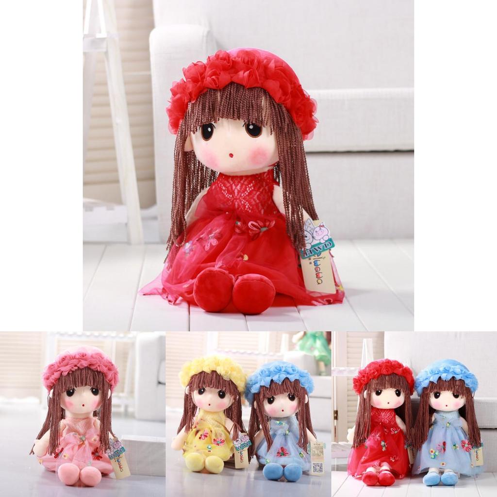 Beautiful Children Plush Doll Toy Adorable Princess Plush Toy With Charming Dress