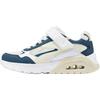 Street Boys Comfortable Soft Sports Lifestyle Series Slip Resistant Durable Low Top Casual Shoes Kids Sneaker Blue White 417103L-BLW