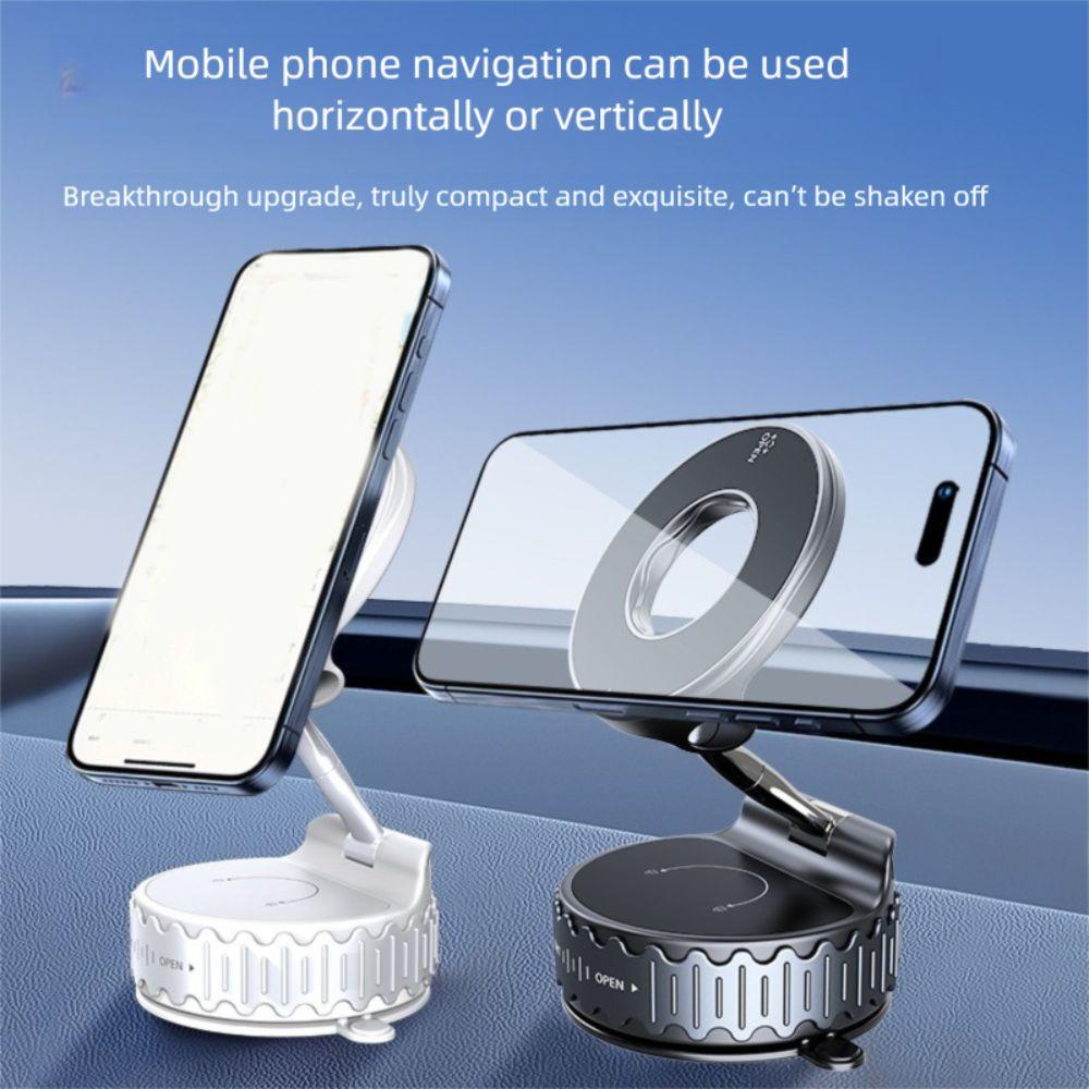 

Adjustable Car Navigation Bracket Suction Cup Phone Stand Adsorption Bracket Auto Accessories чорний