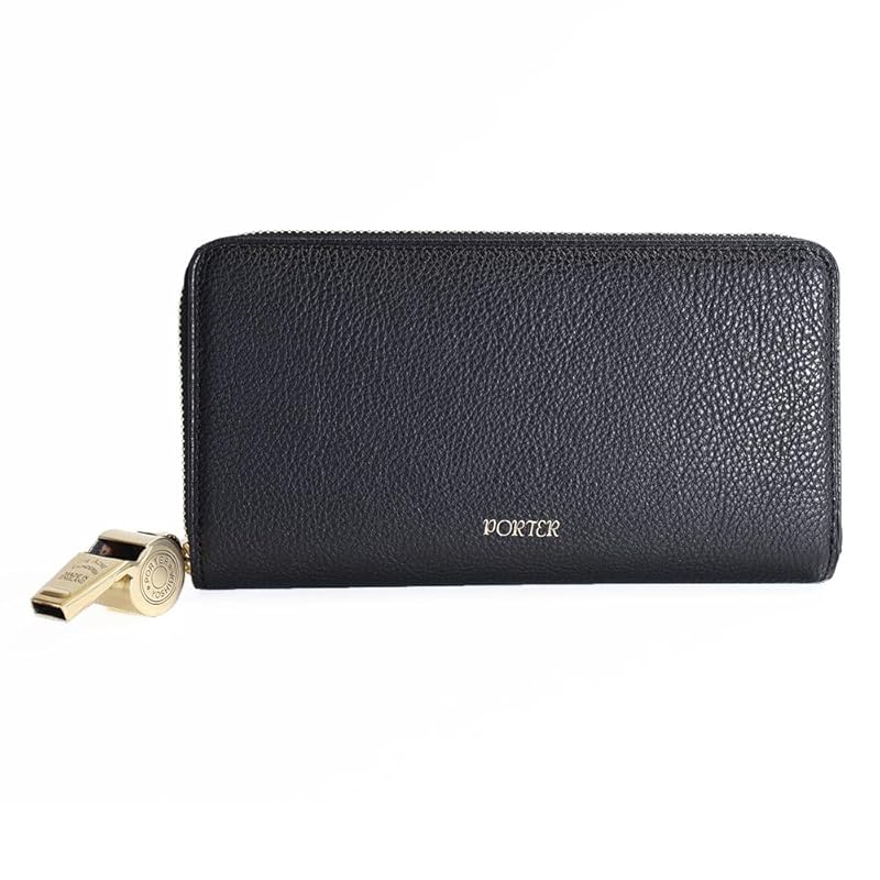 

[Porter] tone bill wallet 150-02288 Yoshida bag long wallet round zipper men s ladies TONE BILL WALLET (10 black)
