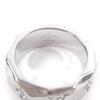 Great LOUIS VUITTON Ring Berg Monogram Curved Ring Silver mens M M00334 Used
