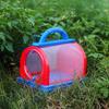 1 Set Critter Viewer Box with Tweezers Magnifying Glass Portable Handle Mesh Kids Outdoor Nature Exploration Small Animal Catcher Observation