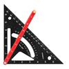Aluminum Alloy Woodworking Multi-Functional Triangle Ruler with Sliding Rod