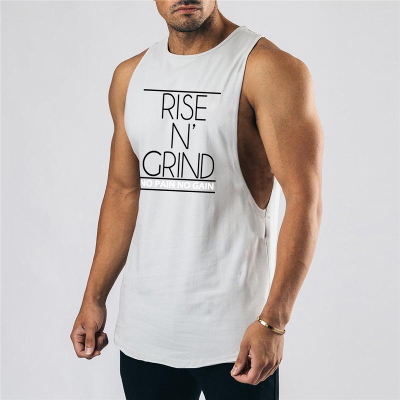Gym Bărbați Muscle Casual Tank Top Vestă de fitness la modă Cămașă sportivă fără mâneci Îmbrăcăminte de antrenament pentru alergare Body bodybuilding