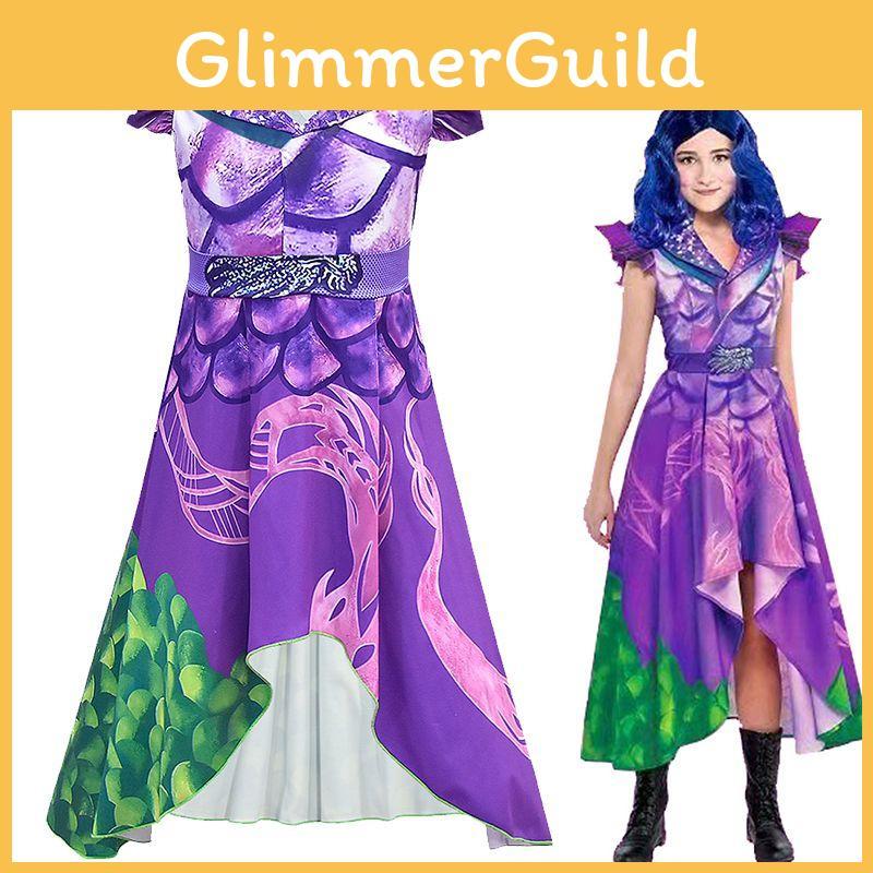 Elegant And Enchanting Descendants 3 Mal Cosplay Costume For Adult Girls Perfect For Halloween