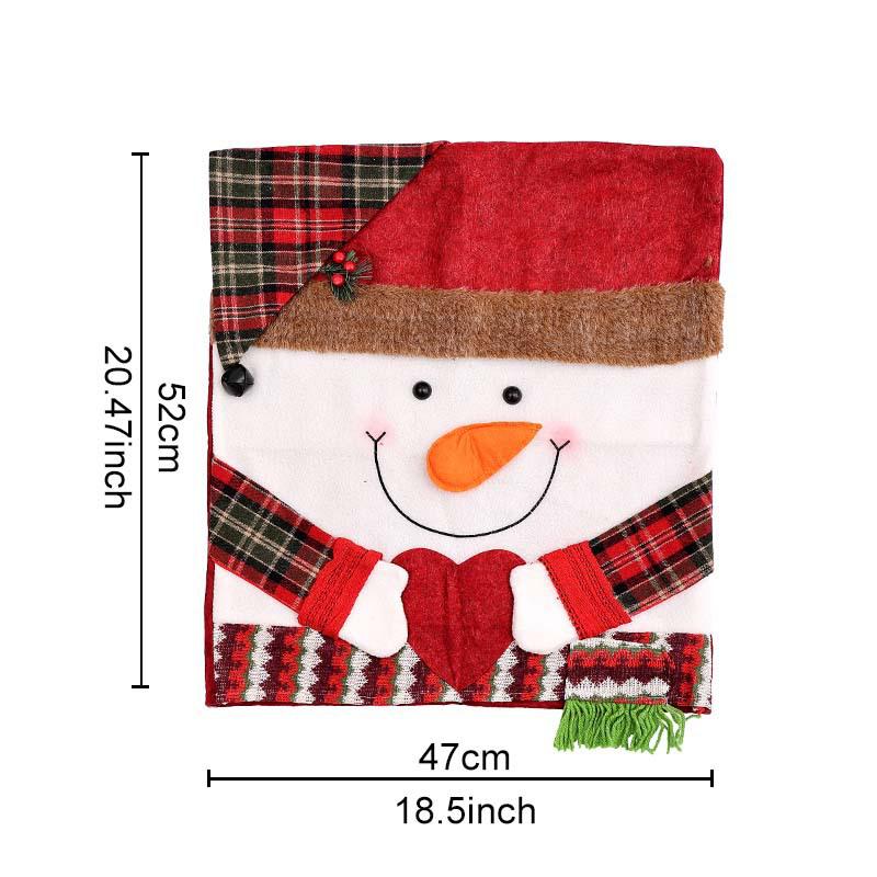 Weihnachts Stuhldekorationsset Heim Weihnachtsdekoration Cartoon Stuhlset Weihnachtsdekorationszubehör Weihnachts Stuhlhussen