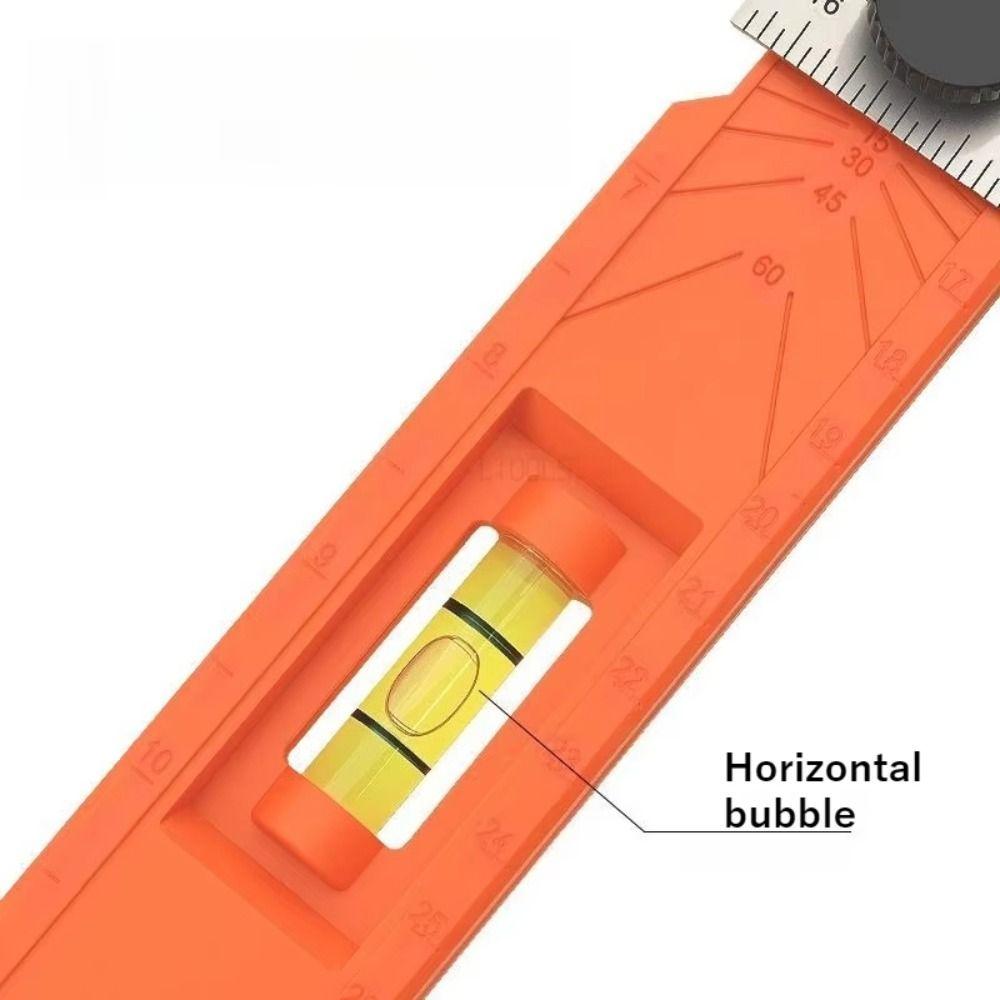 Mehrzweck-Falt-Tiefenmesslineal Mehrwinkelverstellbares Falt-Anreißlineal mit Skala Winkelmesser Werkzeuge
