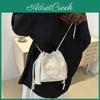 Fashionable Casual Pu Bucket Bag For Women 2024 Summer Street Style Shoulder Bag