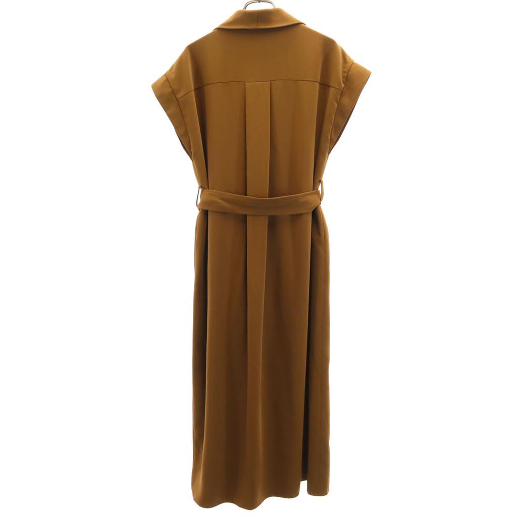 SNIDEL French sleeve Trench details Long dress 1 Brown Women Used